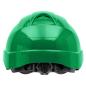 Preview: Nitras Head Protect 9500 Schutzhelm mit Größenregulierung und Kinnriemen, grün